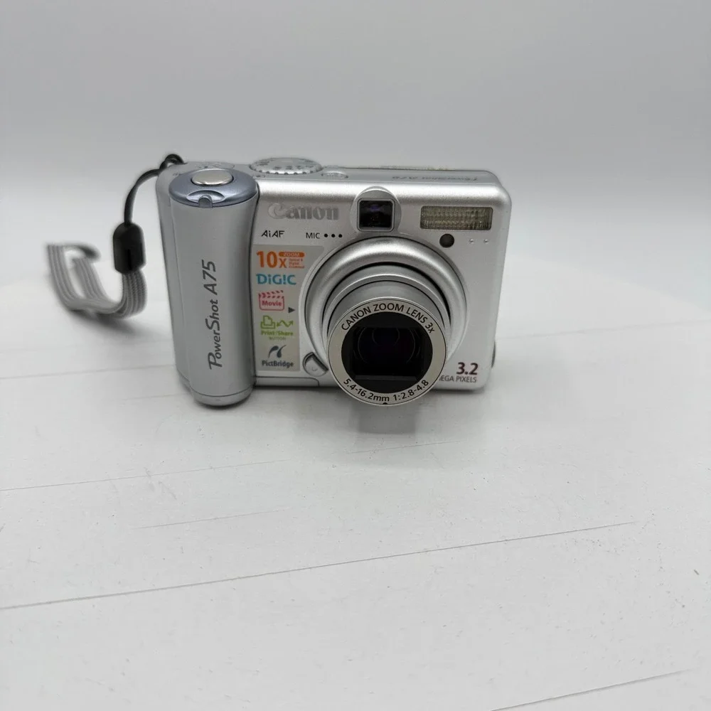 Canon PowerShot A75 3.2 Mega Pixels Digital Camera For Parts/Repair